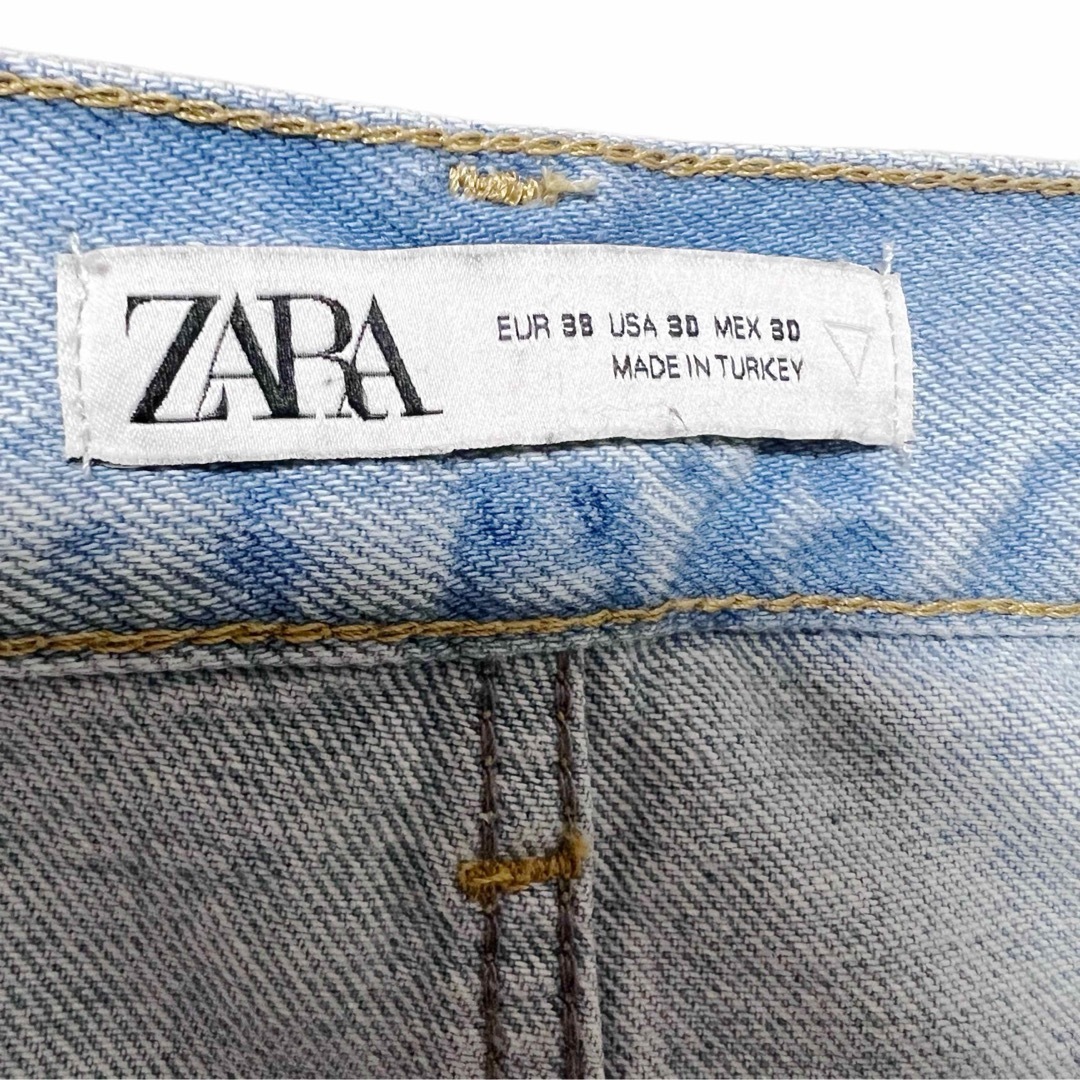 ZARA - 即完☆ZARA ザラ ポケットユーティリティデニムパンツ バギー