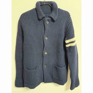 YOKE LOOSED MOHAIR CARDIGAN blue gray