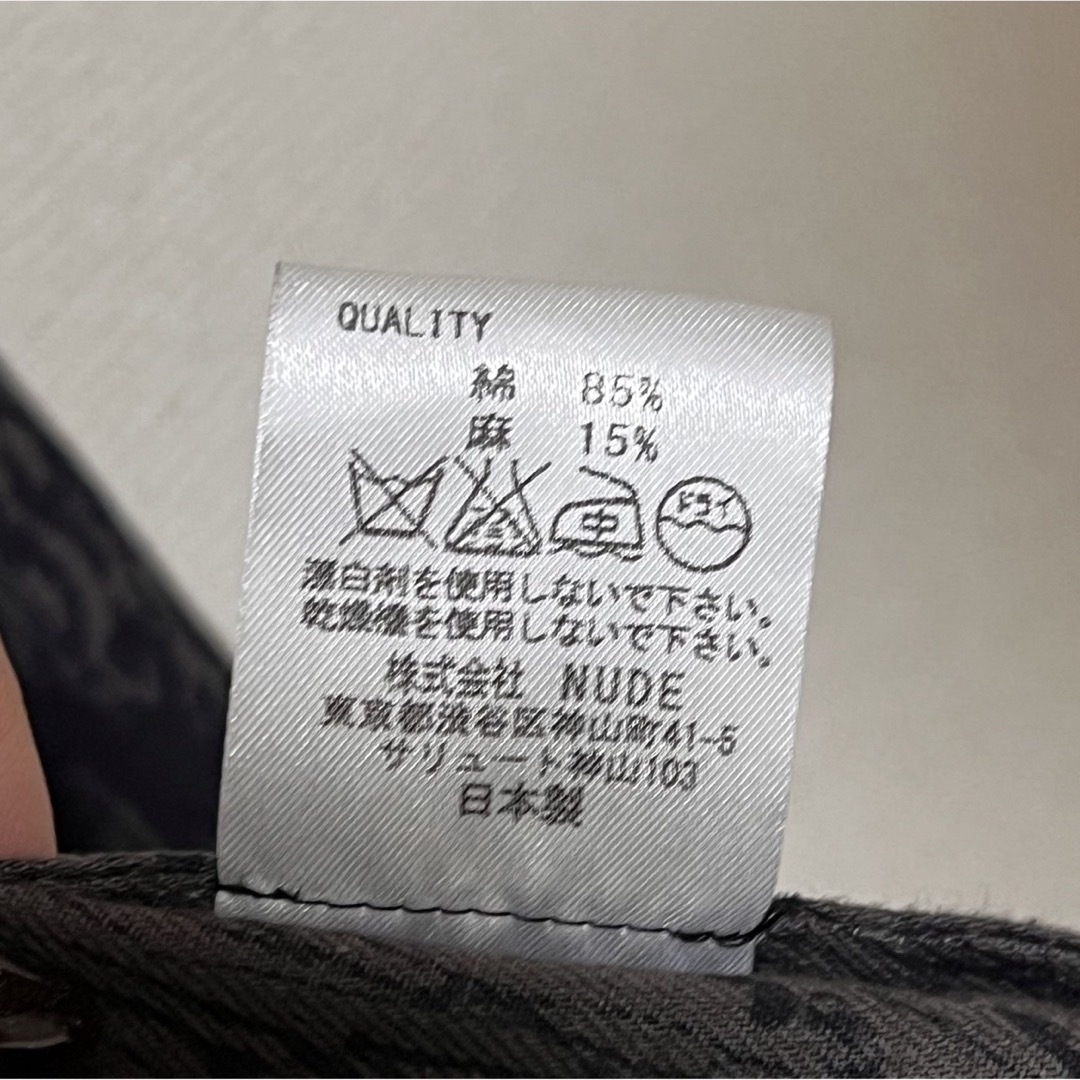 nude:masahiko maruyama - nude:mm 佐藤健着用 マサヒコマルヤマ