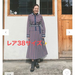 未使用級！グレースキカシャツプリントワンピースダイアグラムグレース