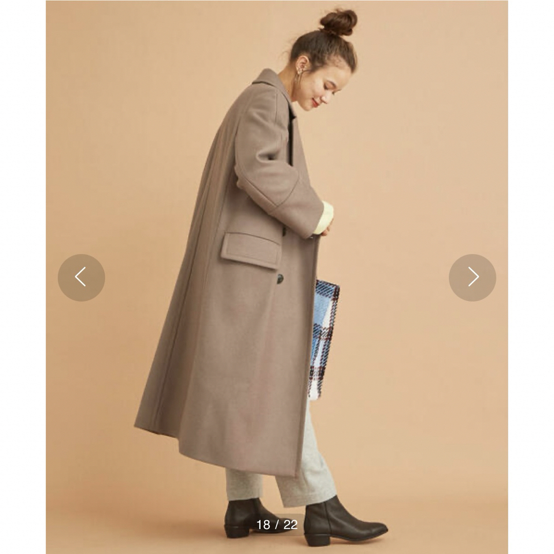 BEAUTY&YOUTH UNITED ARROWS - HAMILTON WOOL MIX メルトンロングP