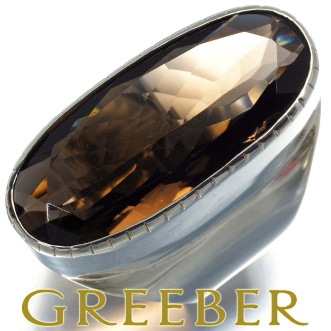 agete - アガット リング スモーキークォーツ 15号 シルバー 925の通販