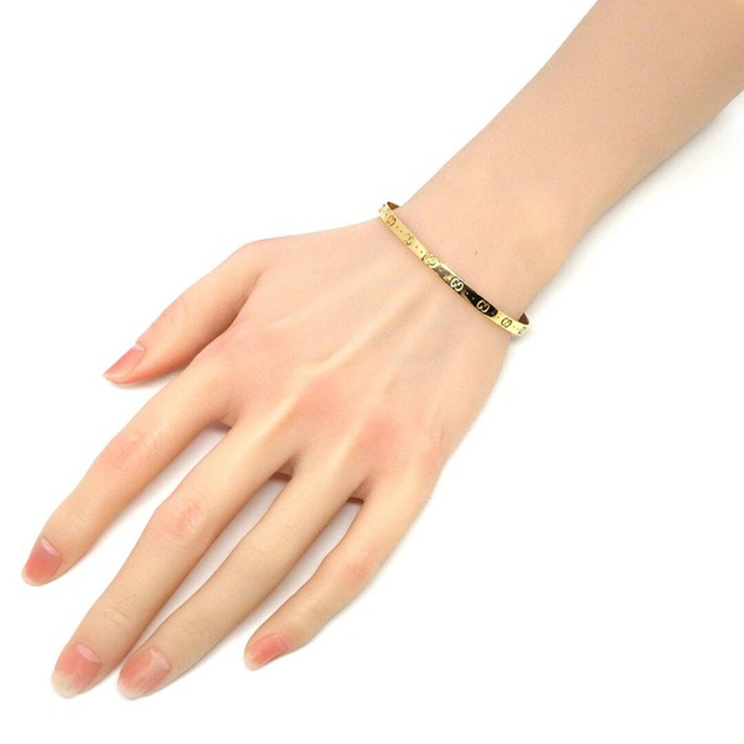 GUCCI - グッチ GUCCI バングル アイコン GG ロゴ K18YG / #18 【中古