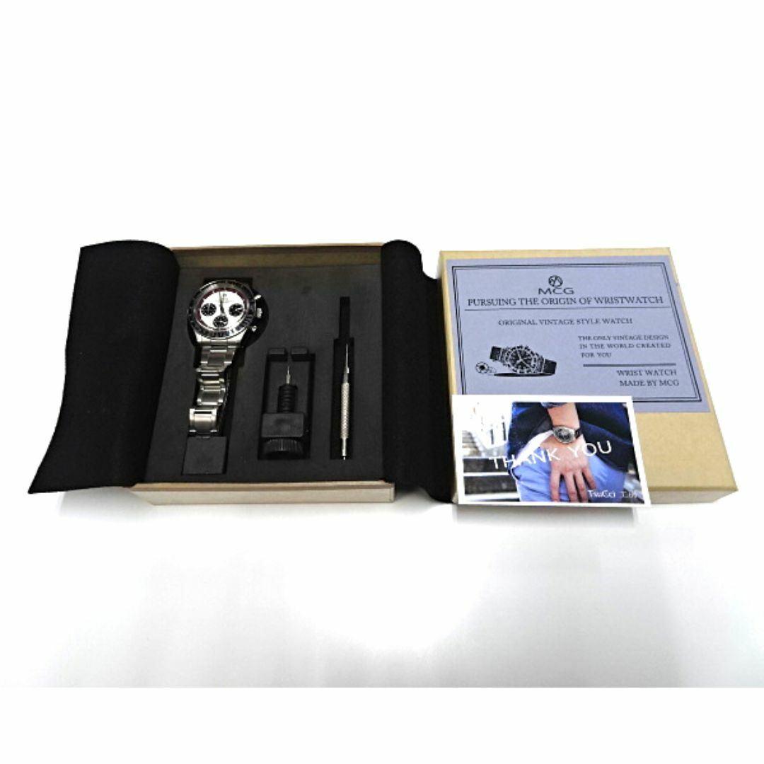アンティーク MCG 腕時計 クロノグラフ VK63の通販 by Blue White｜ラクマ