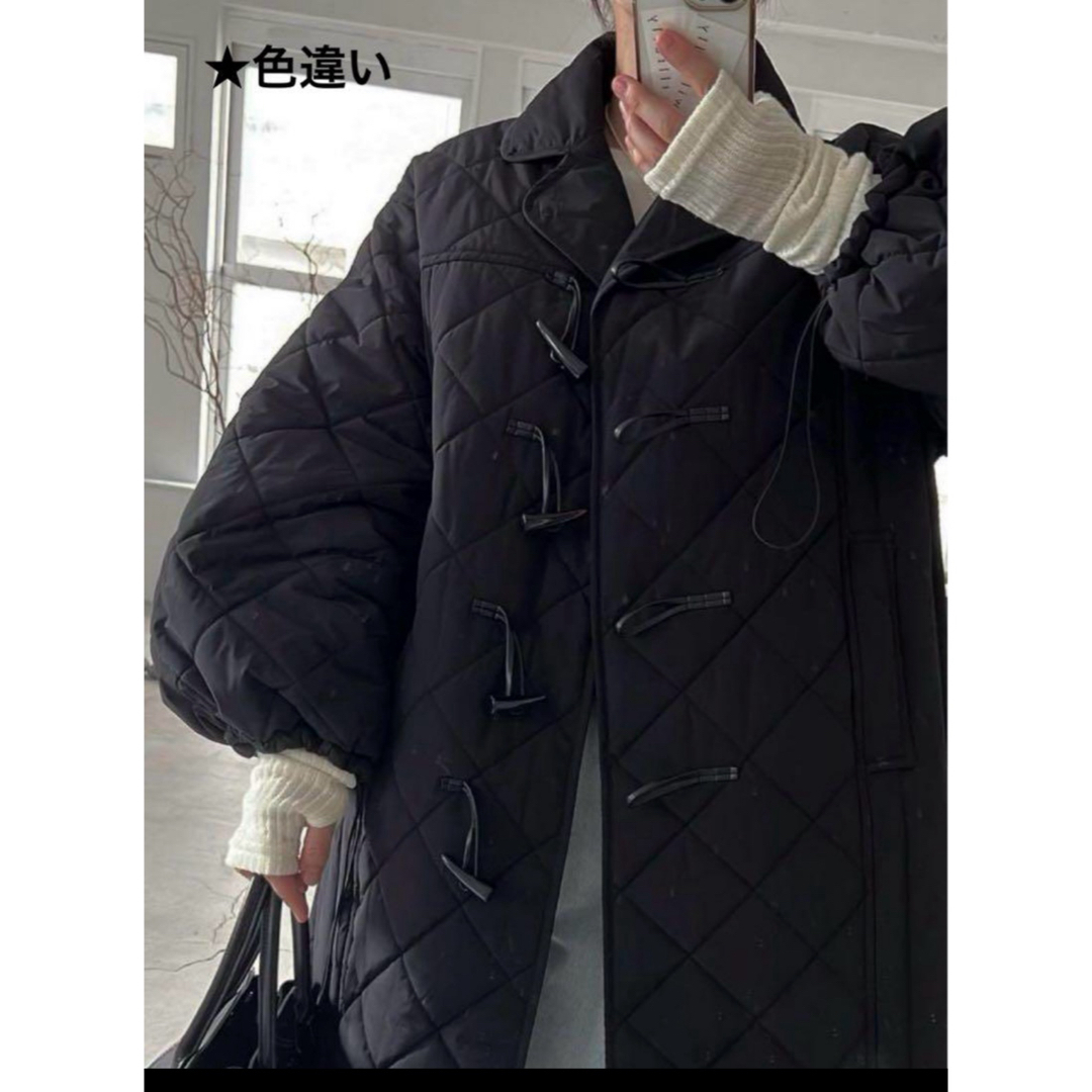 ウィルフリー キルティング トグル ダウン キルティングコート 白の