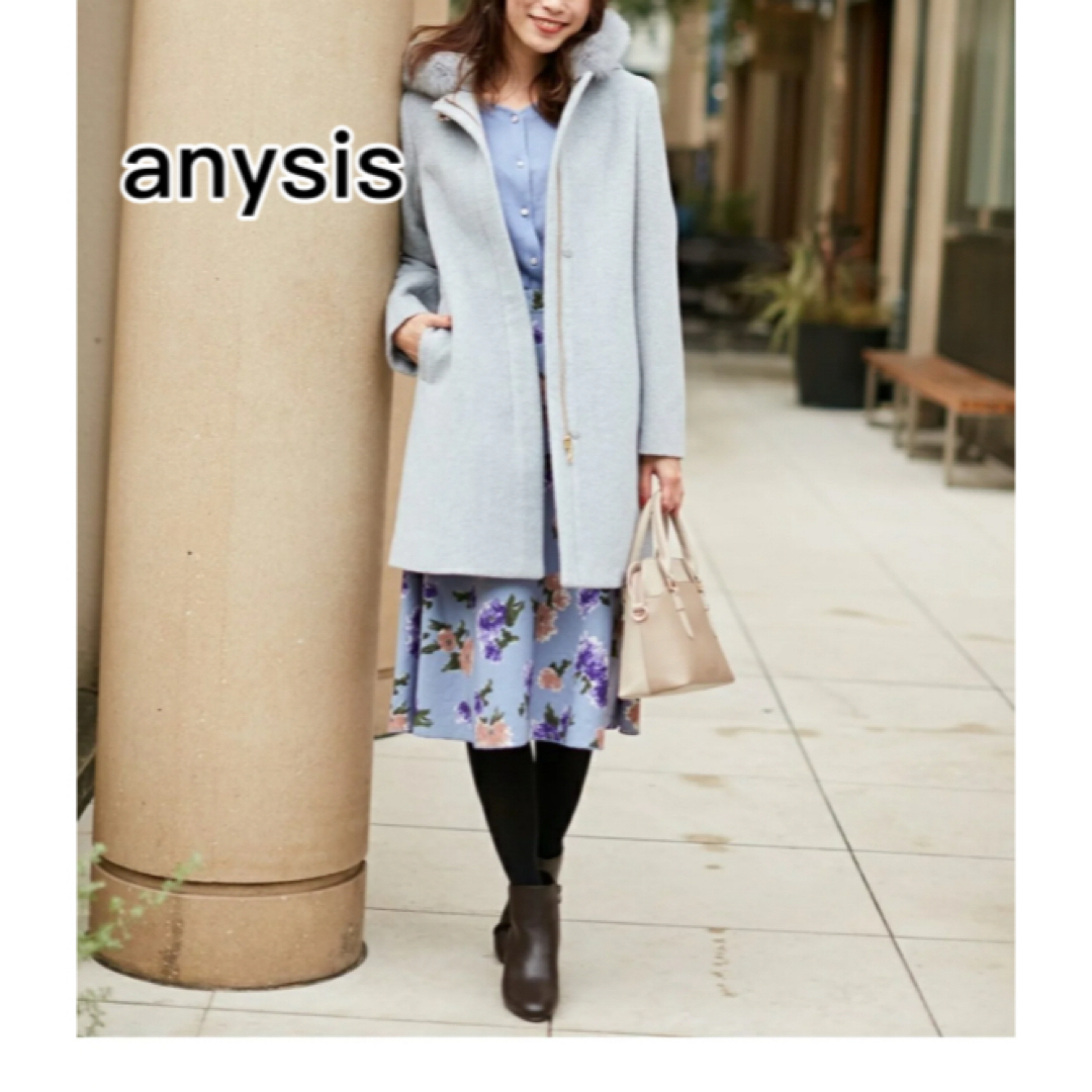 anySiS - 美品any SiS エニィスィス アンゴラ フォックスファーロング