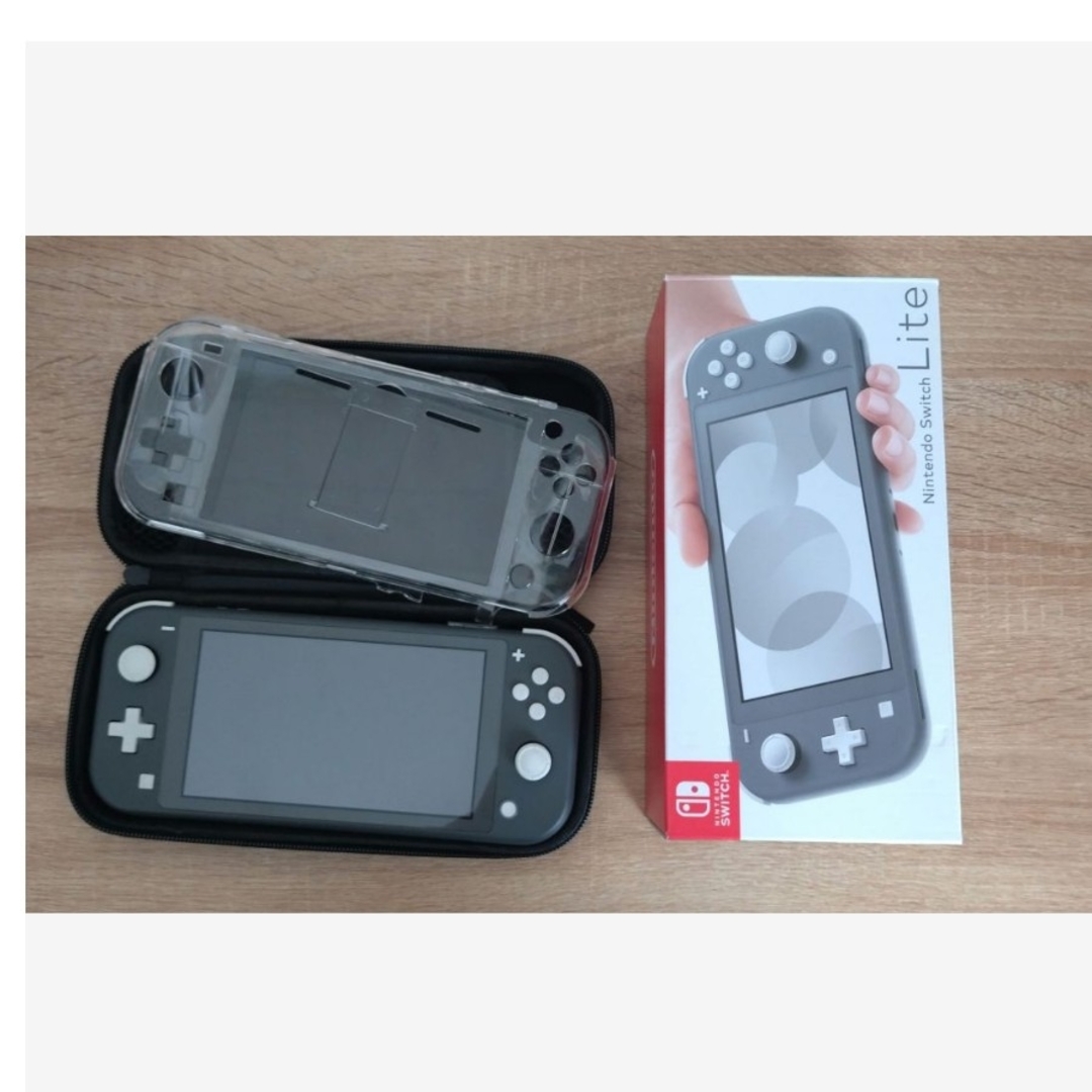 任天堂Switch Lite ライト グレー ケース セット Nintendo Switch Lite