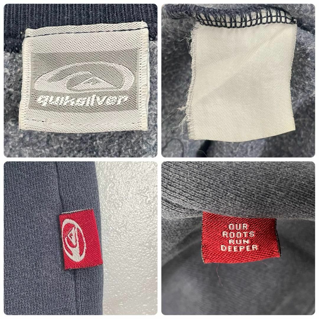 QUIKSILVER - 90sヴィンテージ quiksilver フェードスウェット 銀タグ