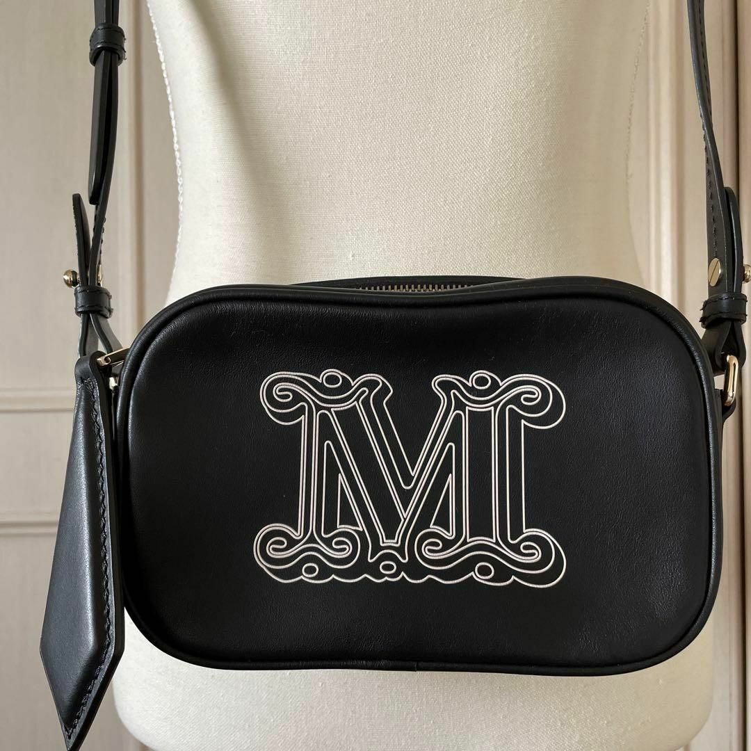 Max Mara - マックスマーラ ショルダー バッグ ミニ 斜め掛け ブラック