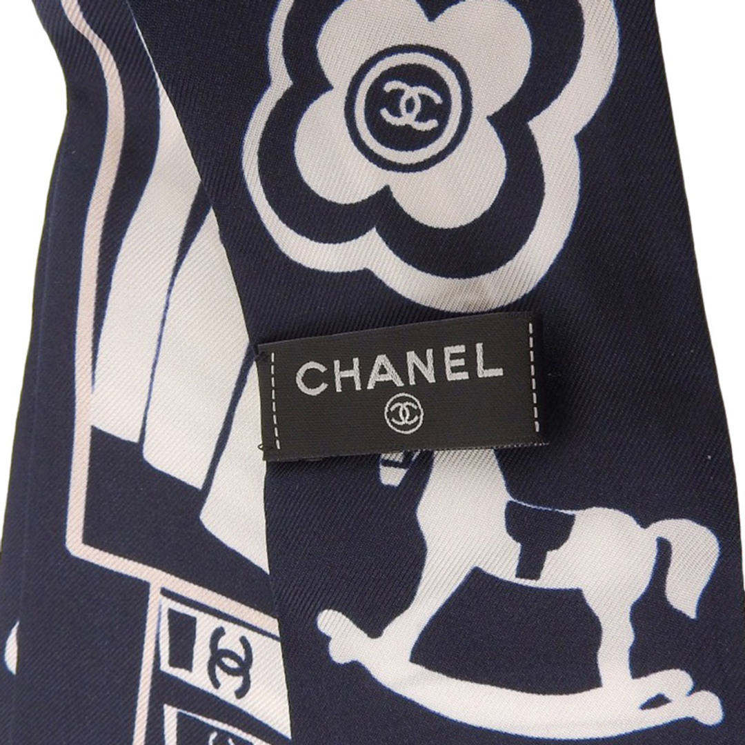 CHANEL - シャネル CHANEL ツイリー ココマーク スカーフ シルク