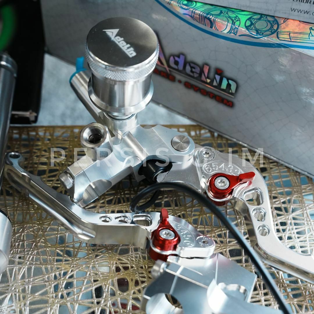 ズーマー フロントディスク化キット 全セット シルバー ruckus