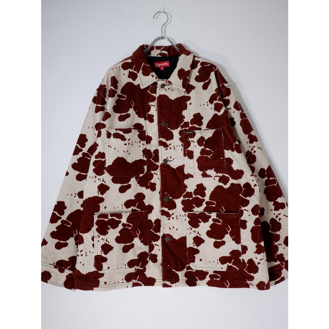 Supreme - SUPREMEシュプリーム 2020SS Cow Velvet Chore Coat牛柄