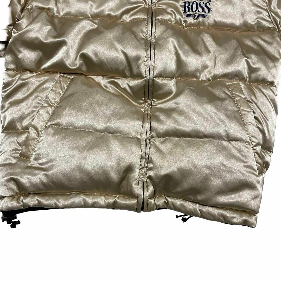 BOSS - 非売品 ボス ダウンジャケット リバーシブル 黒×ゴールド