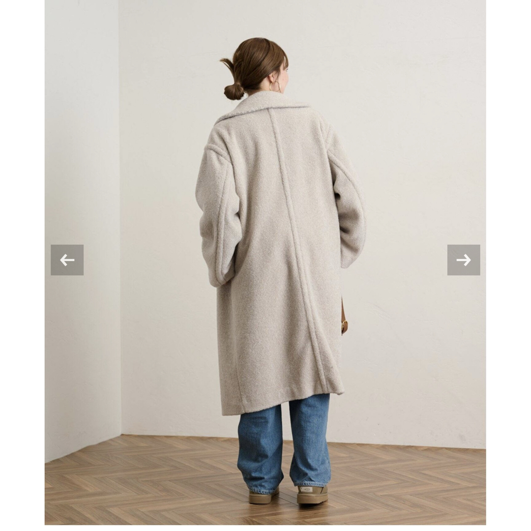 FRAMeWORK - 未使用級 美品WOOLブレンドボアコート FRAMeWORKの通販 by