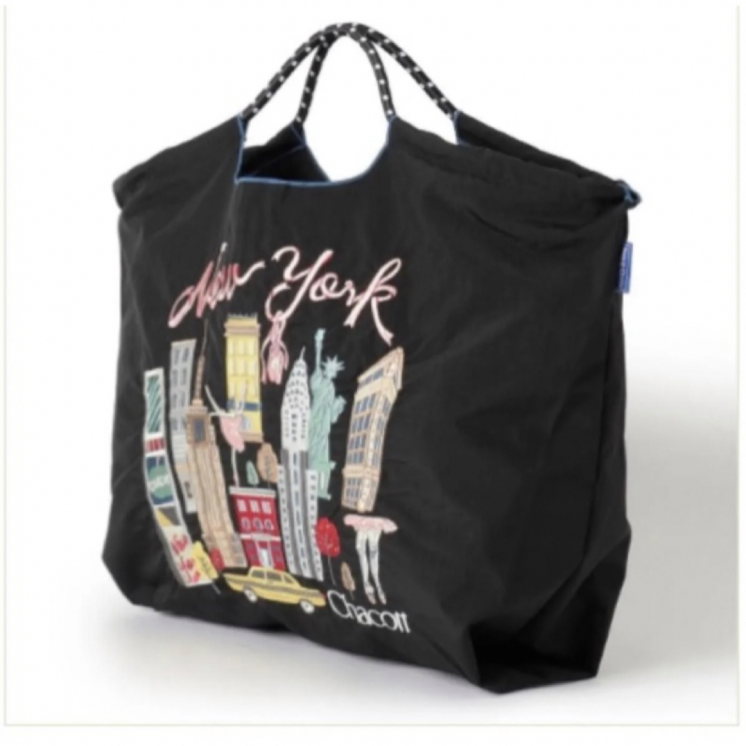 CHACOTT - チャコット ボールアンドチェーン ニューヨーク柄 ブラック