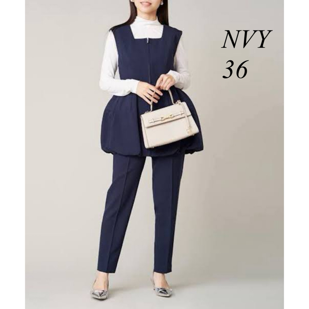 CELFORD - 【正規品】セルフォード バルーンペプラムセットアップ NVY