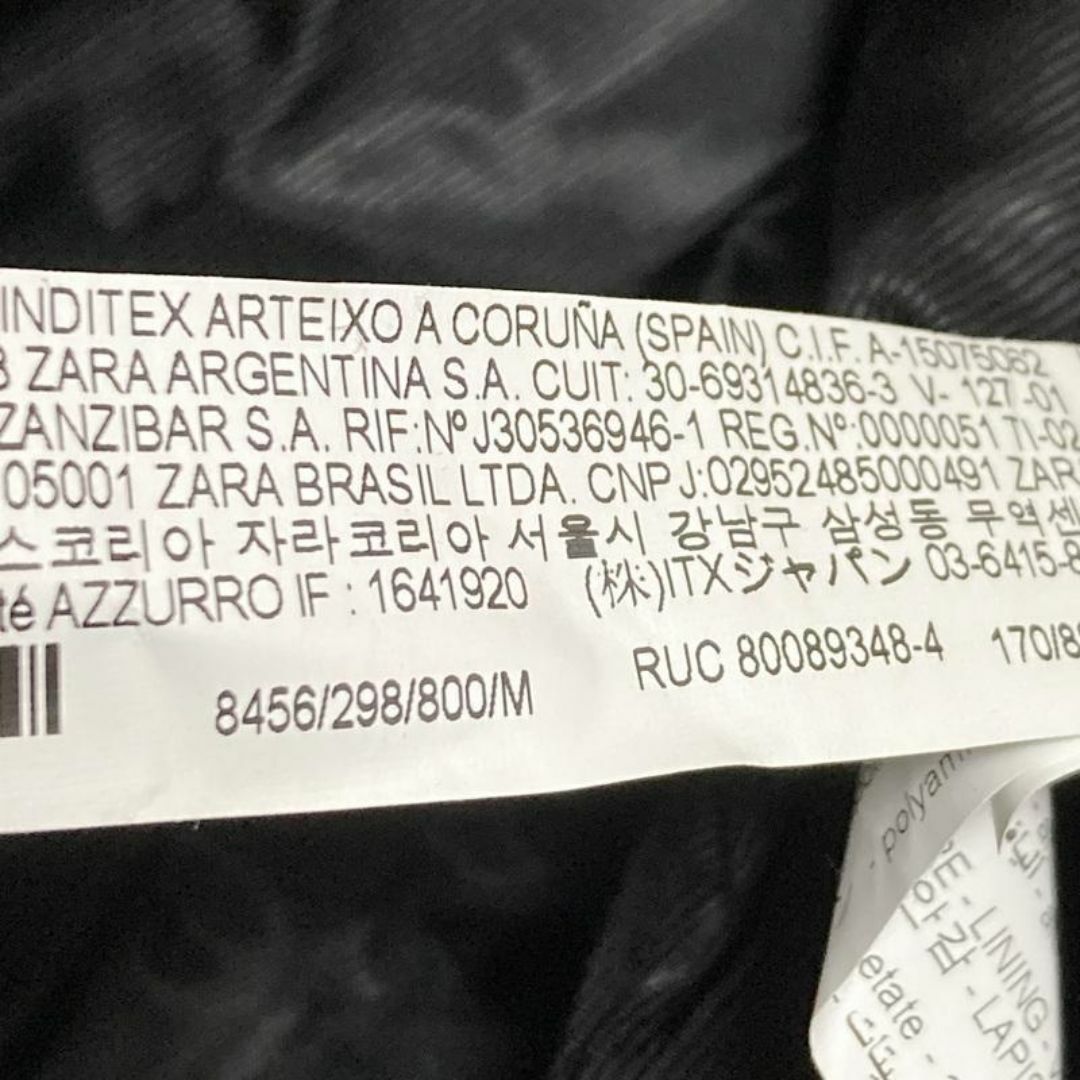 ZARA - 【高級】未使用 ZARA ダブルブレスト ウールブレンドコート