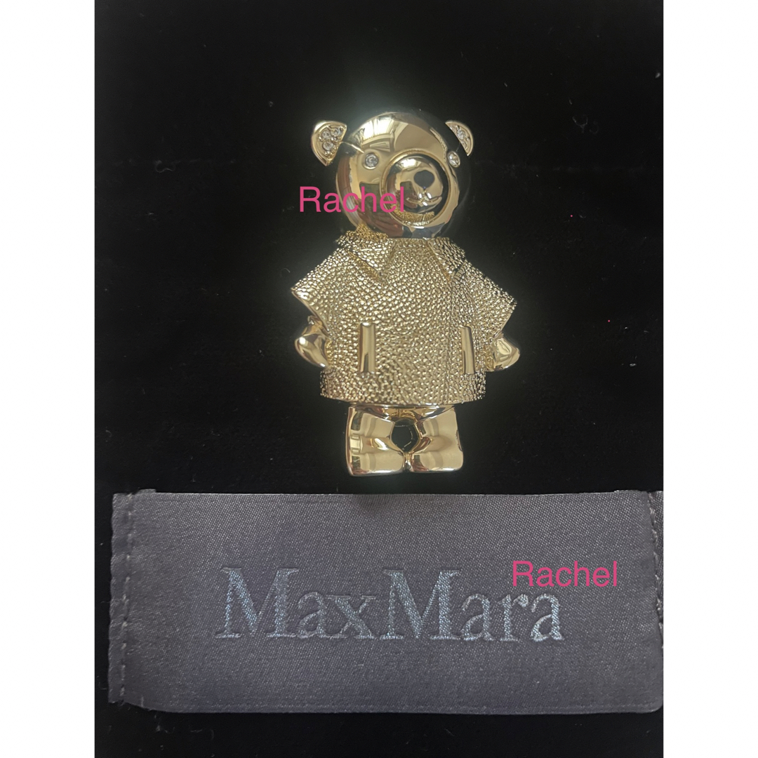 Max Mara - MAX MARA マックスマーラ メタル テディ ブローチの通販 by