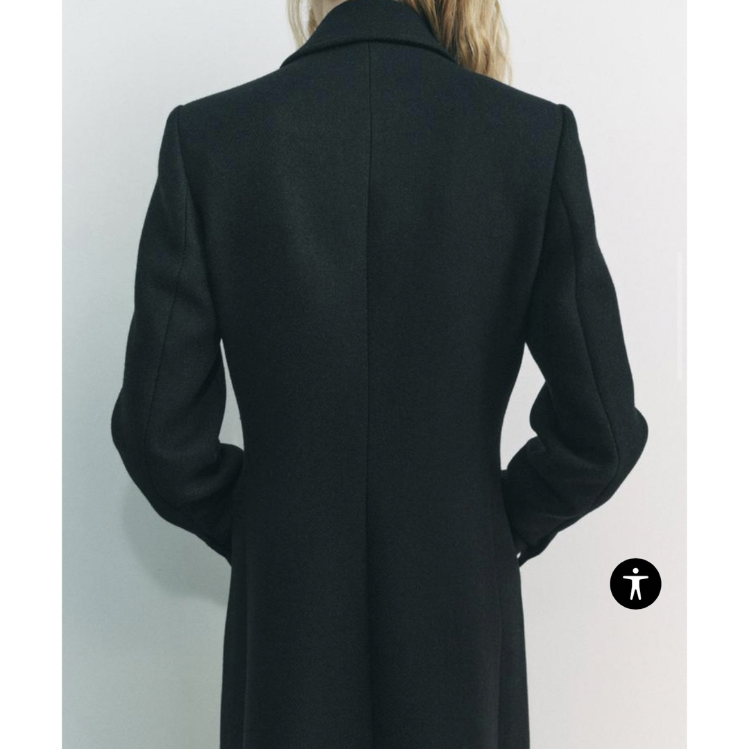 ZARA - ZARA ウールブレンド ダブルブレスト コートの通販 by りえ