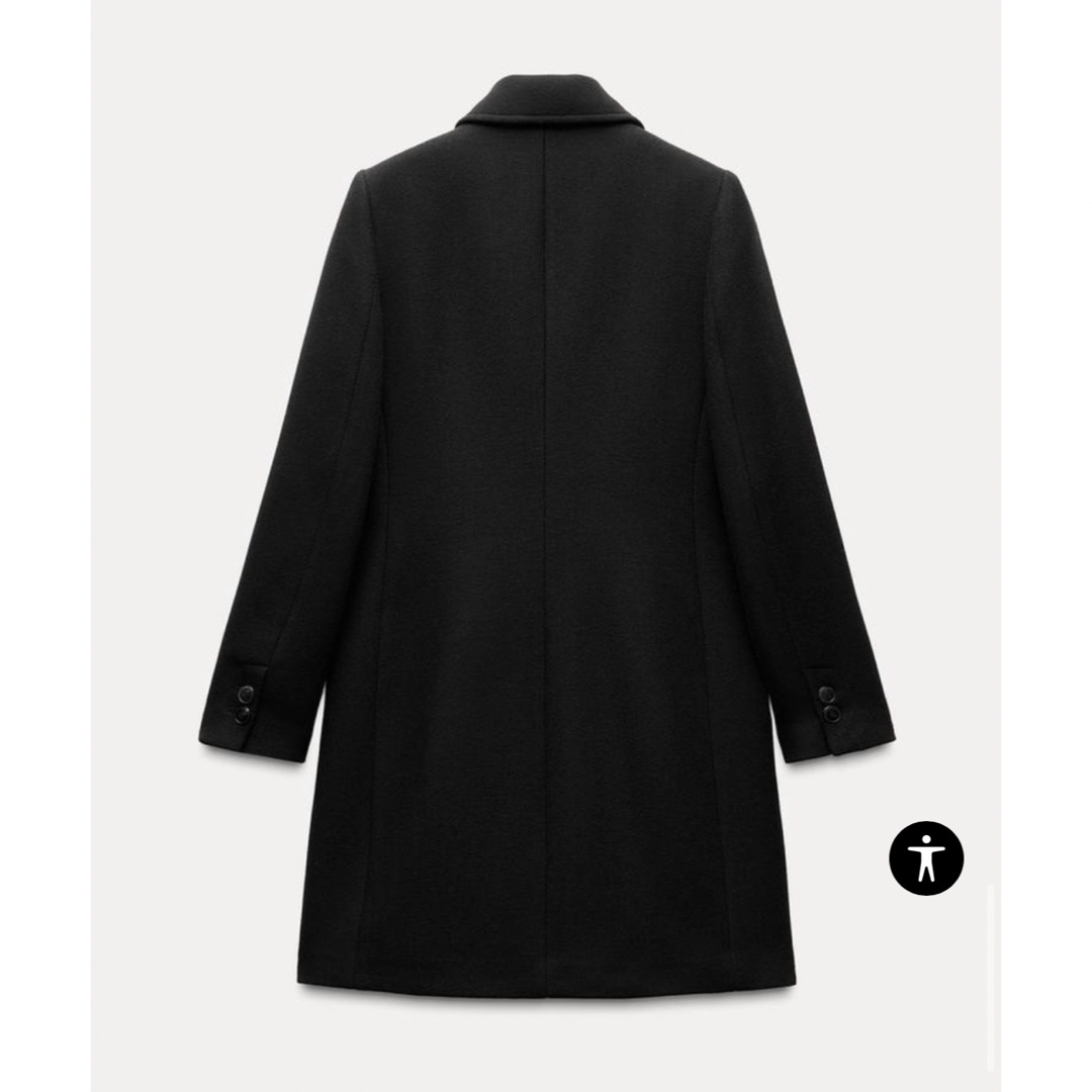 ZARA - ZARA ウールブレンド ダブルブレスト コートの通販 by りえ