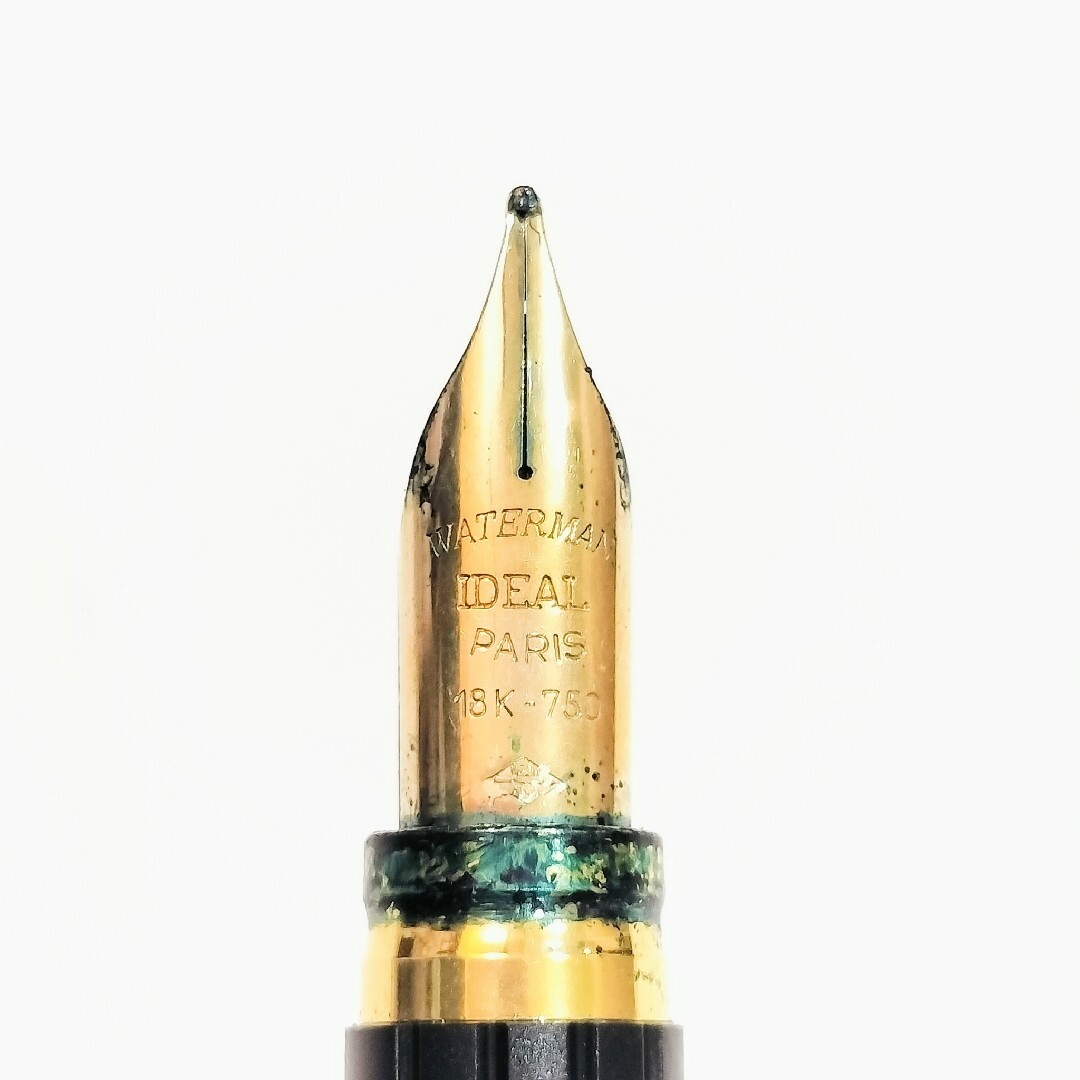 Waterman - WATERMAN ウォーターマン 万年筆 18K 750 社名刻印ありの