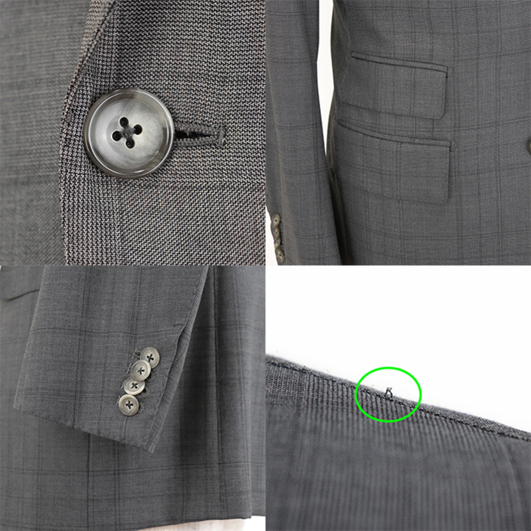 TOM FORD - 【美品】トムフォード スーツ グレンチェック ピークド