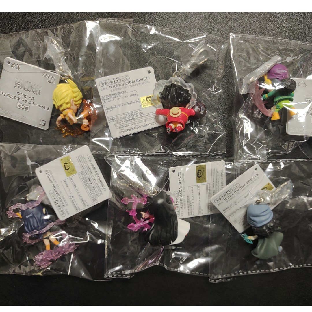 ONE PIECE - ワンピース フィギュアキーホルダー 6種セットの通販 by