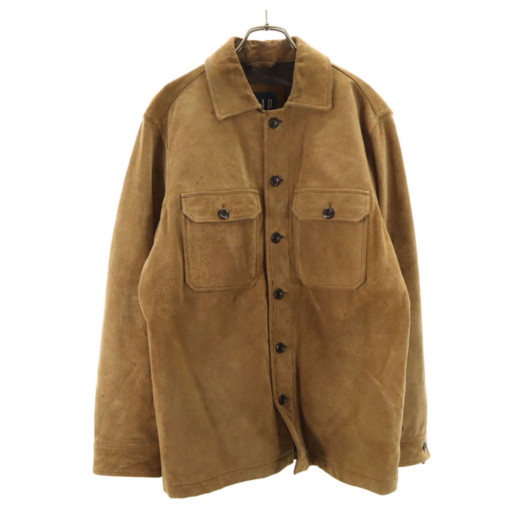 GAP - ギャップ 90s オールド 紺タグ スエード シャツジャケット S