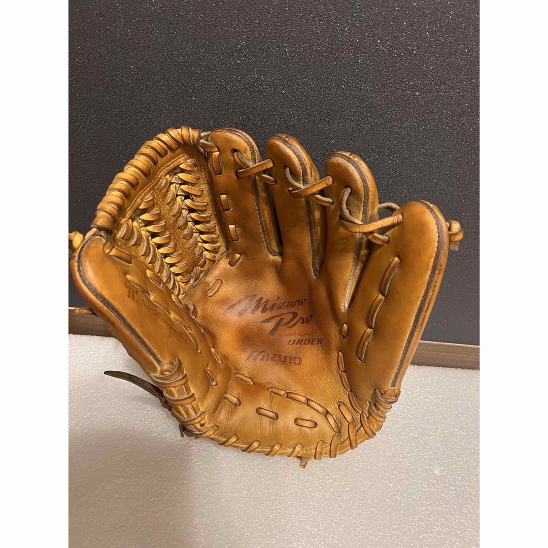 ☆美品☆ ミズノプロ オーダー 硬式用 内野手 サイズ9 キップレザー