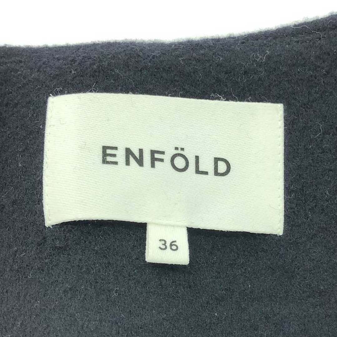 ENFOLD - ENFOLD / エンフォルド | ウールリバー ノーカラーコート