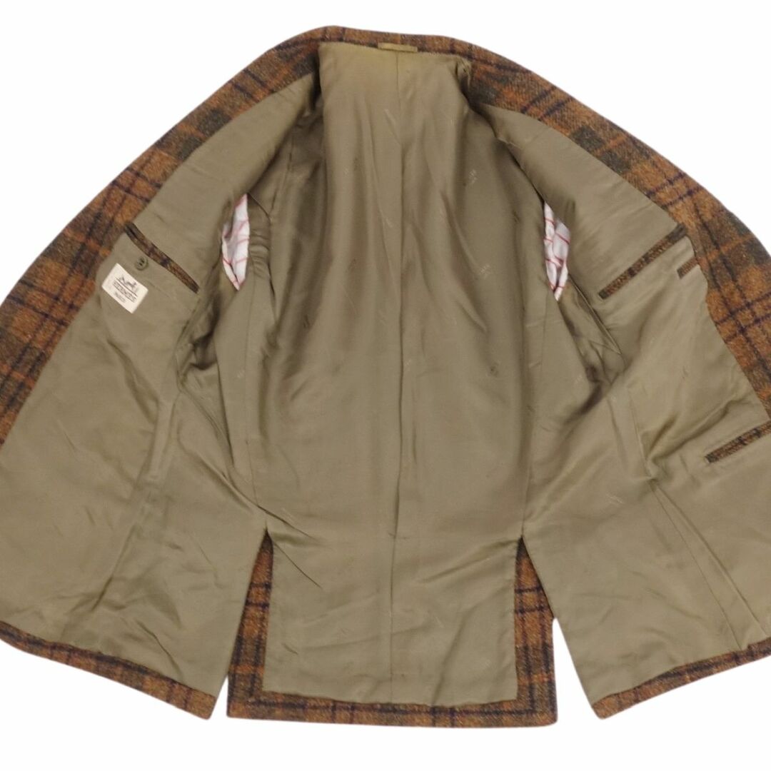 HERMES - Vintage エルメス HERMES ジャケット テーラード チェック