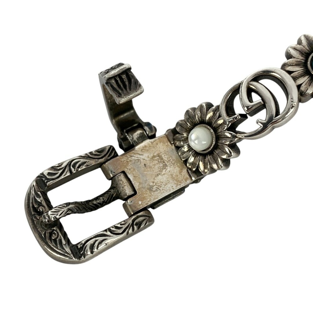 GUCCI - □新同□ グッチ フラワー ブレス ターコイズ ブレスレット