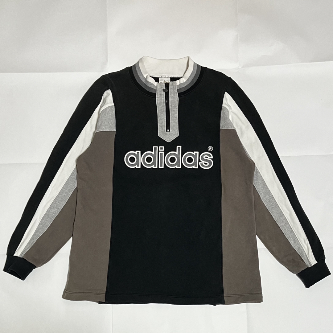 adidas - 【希少】adidas アディダス スウェット トレフォイルロゴ 銀