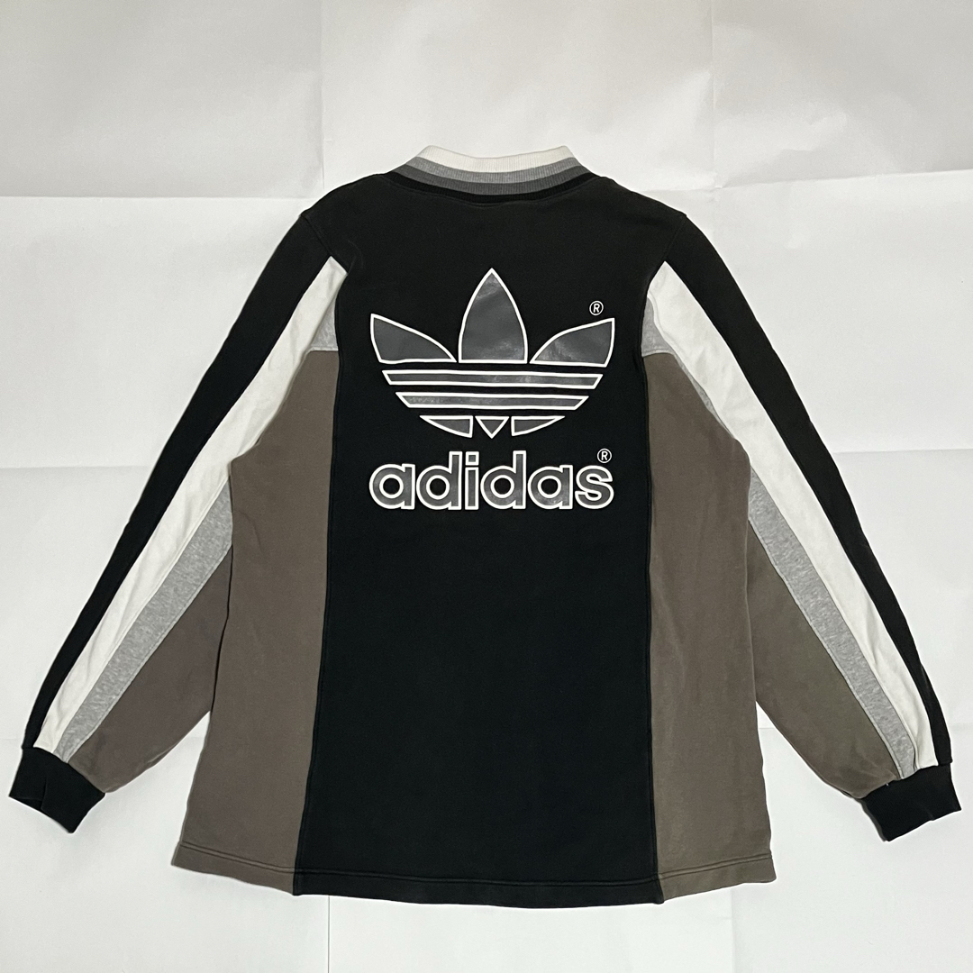 adidas - 【希少】adidas アディダス スウェット トレフォイルロゴ 銀