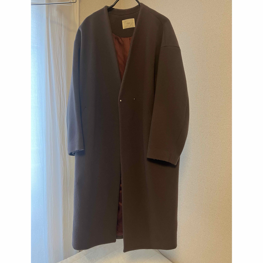 IENA - IENA MANTECOノーカラーコート イエナ 34の通販 by aluca