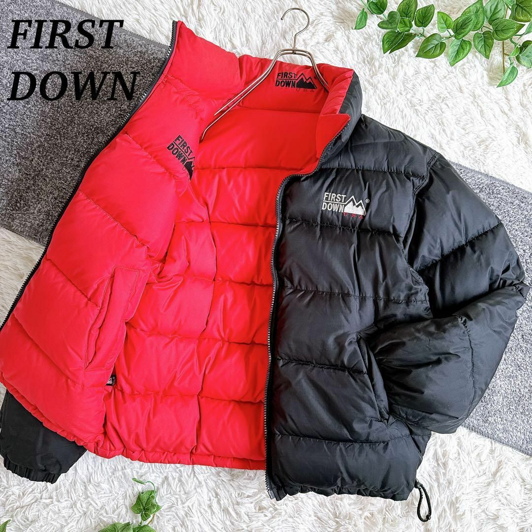 FIRST DOWN - 当時物 y2k ファーストダウン ダウンジャケット