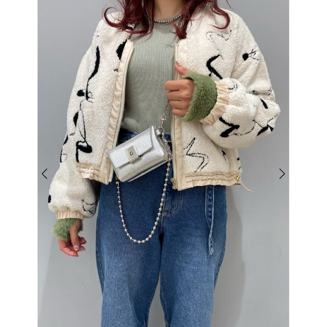 SCOT CLUB - 【新品未使用】RADIATE ニュアンスモチーフボアブルゾン