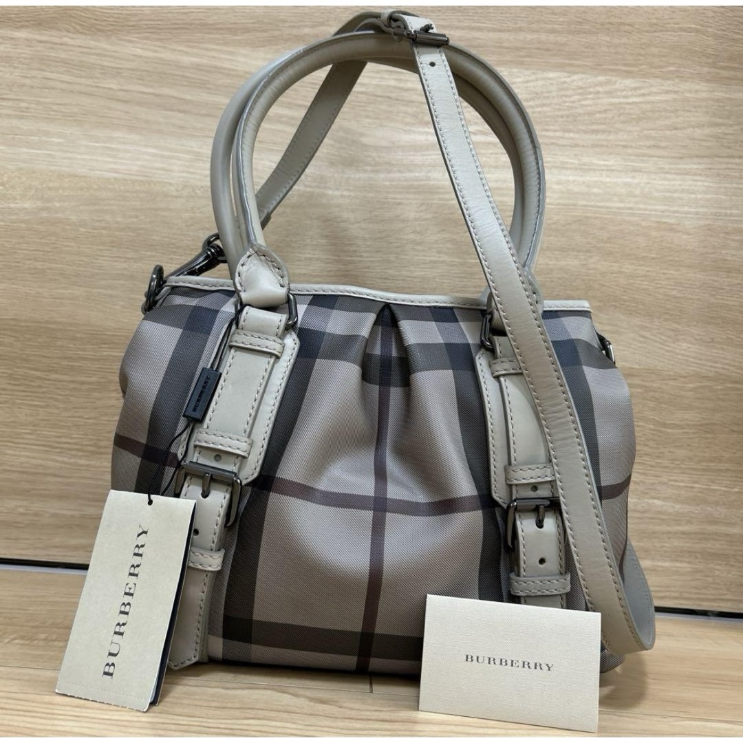 BURBERRY - 訳あり未使用 BURBERRY ノバチェック ハンドバッグ 2way