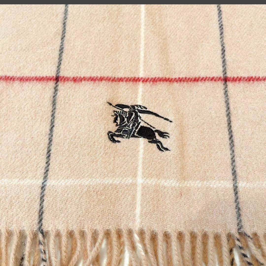 BURBERRY - バーバリー ノバチェックマフラー ビッグホースロゴ刺繍