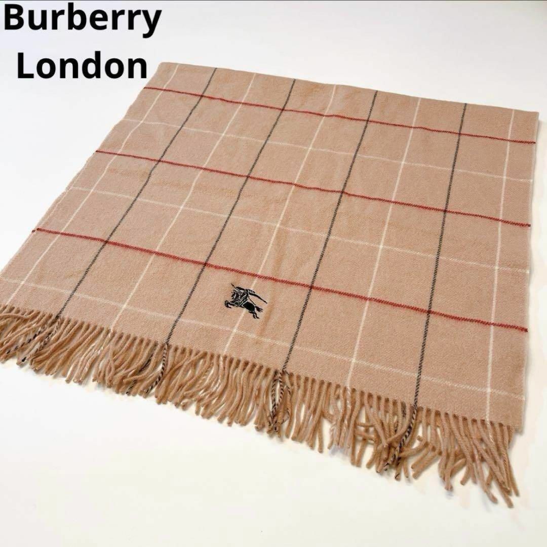 BURBERRY - バーバリー ノバチェックマフラー ビッグホースロゴ刺繍