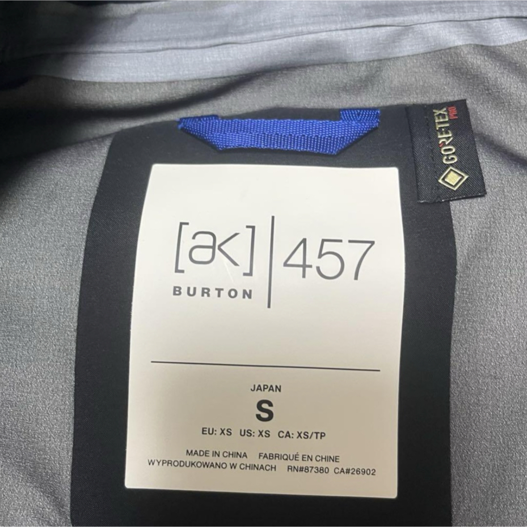 AK457 - 最高峰 AK457 BURTON AK ガイド true black バックロゴの通販