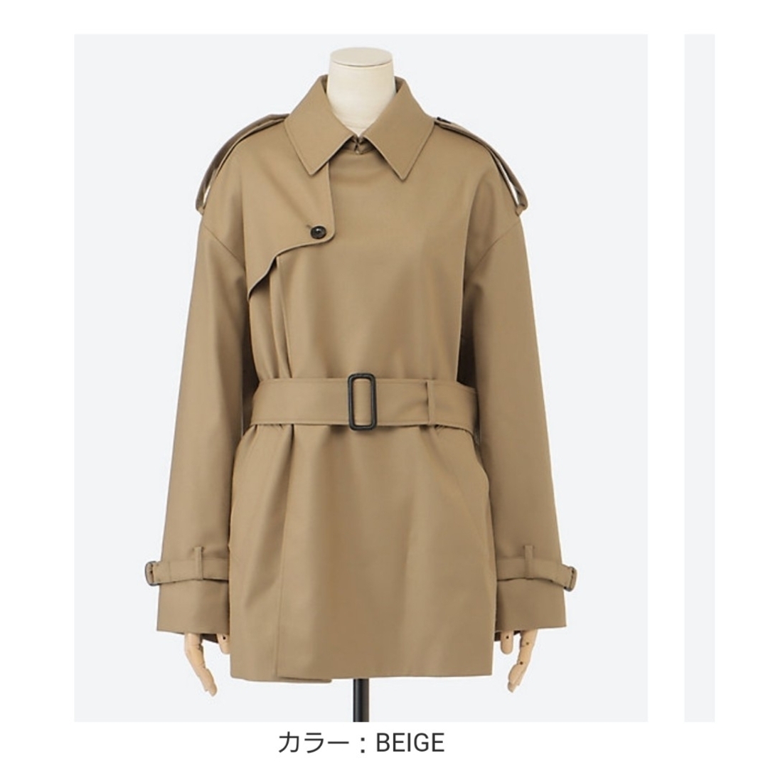 HYKE - 【HYKE(ハイク)】FLANNEL SHORT TRENCH COATの通販 by にこ's