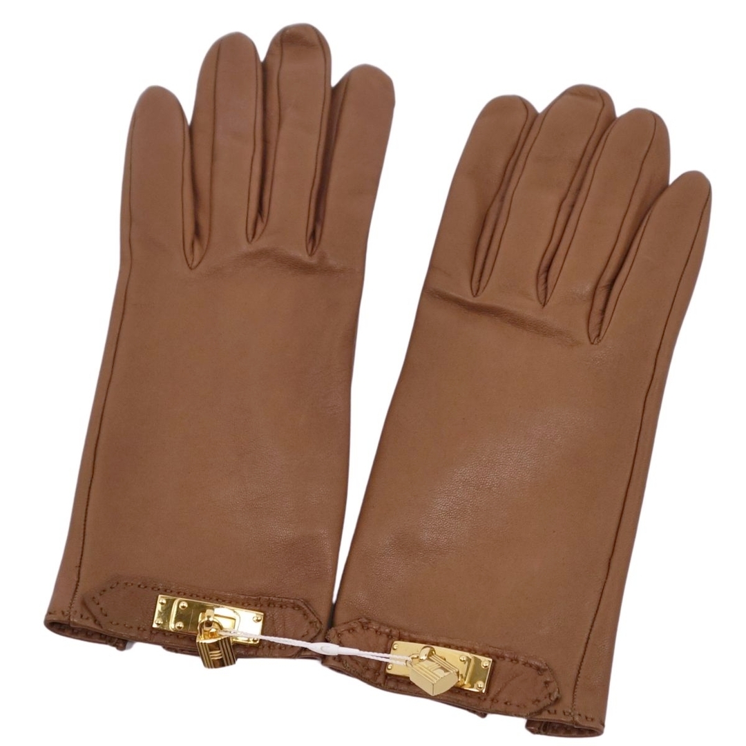 HERMES - 極美品 エルメス HERMES 手袋 ソヤ SOYA グローブ ケリー金具