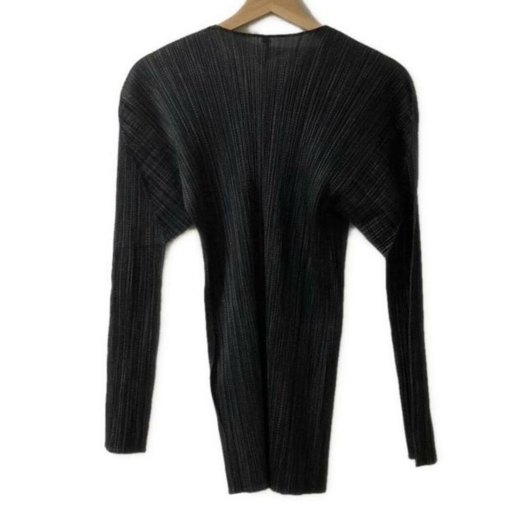 再販なし PLEATS PLEASE ISSEY MIYAKE ブラック長袖トップス