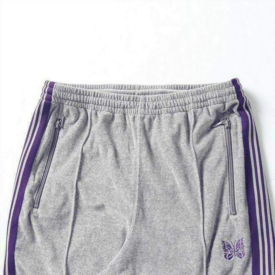 Needles - ニードルズ ニードルス NEEDLES 新品 グレー ナロー ベロア