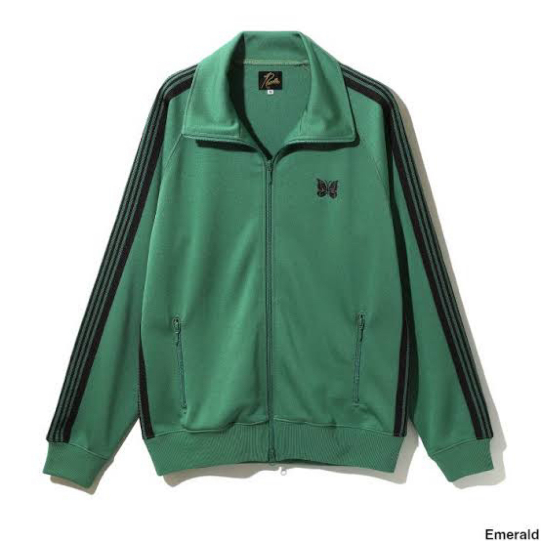 Needles - needles 23ss トラックジャケット エメラルド グリーン M の