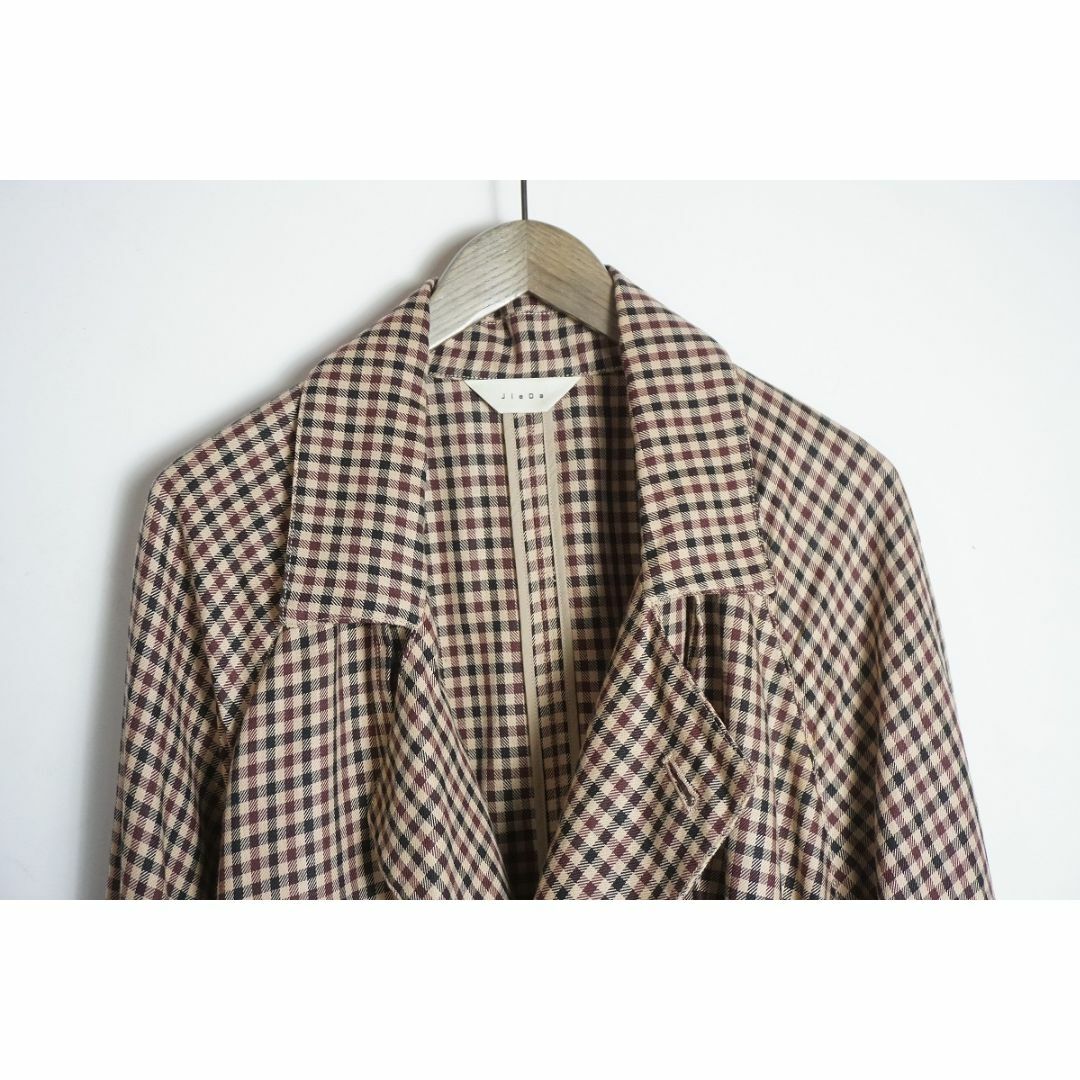 Jieda - 美品19SS JieDa トレンチ コート ギンガム チェック 107P△の