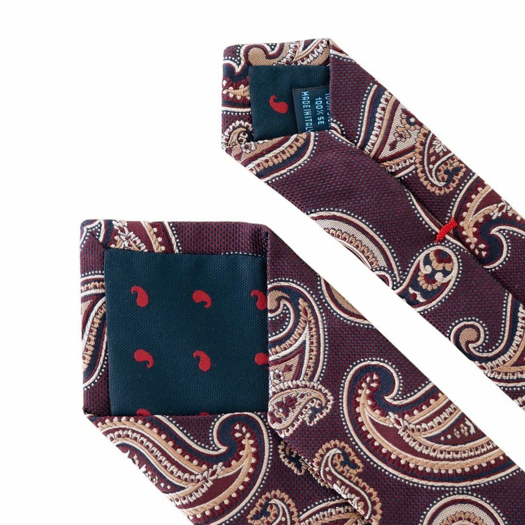 FRANCO BASSI - イタリア製・フランコバッシ ペイズリー ネクタイ