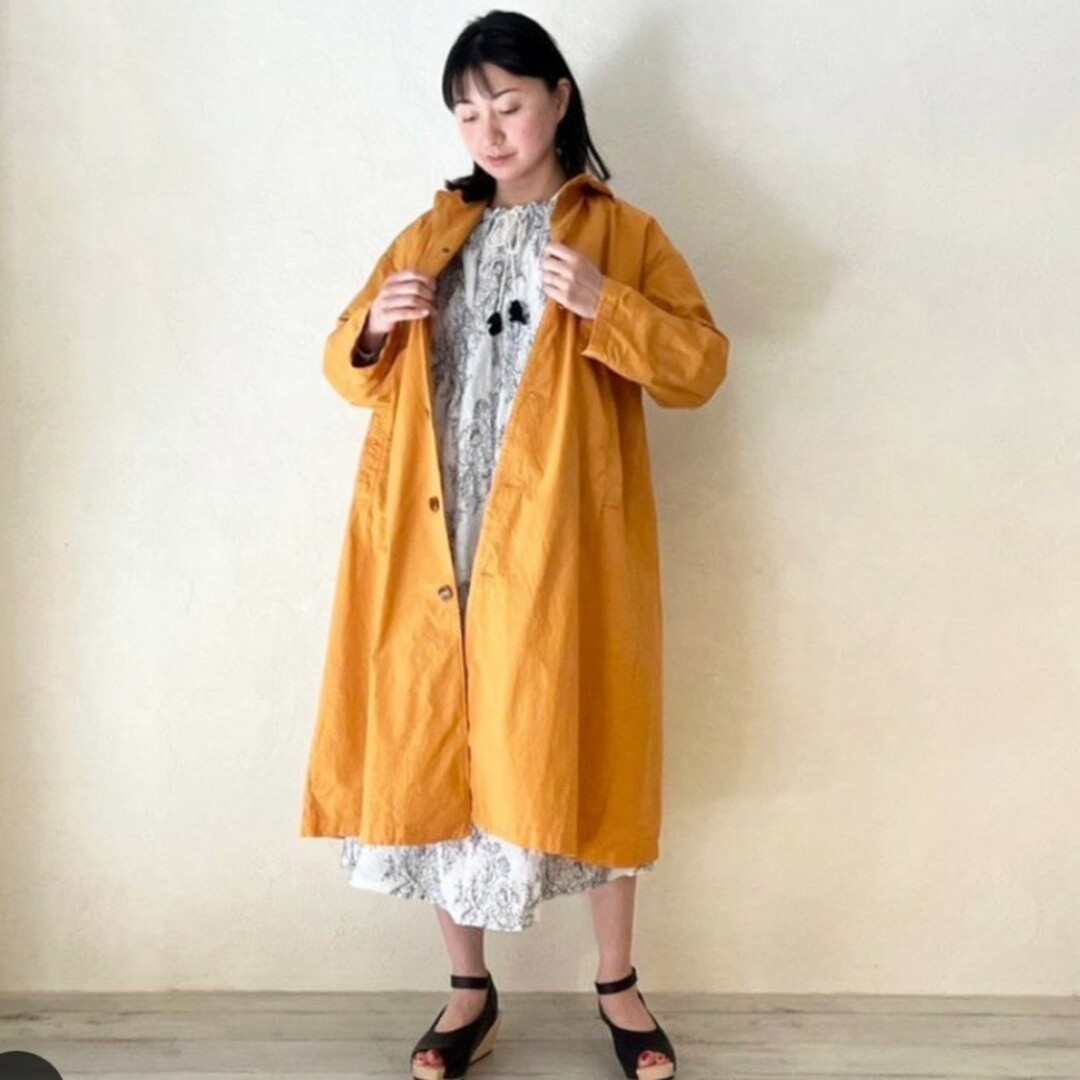 nest Robe - ネストローブ❣️限定スーピマコットンステンカラーコート