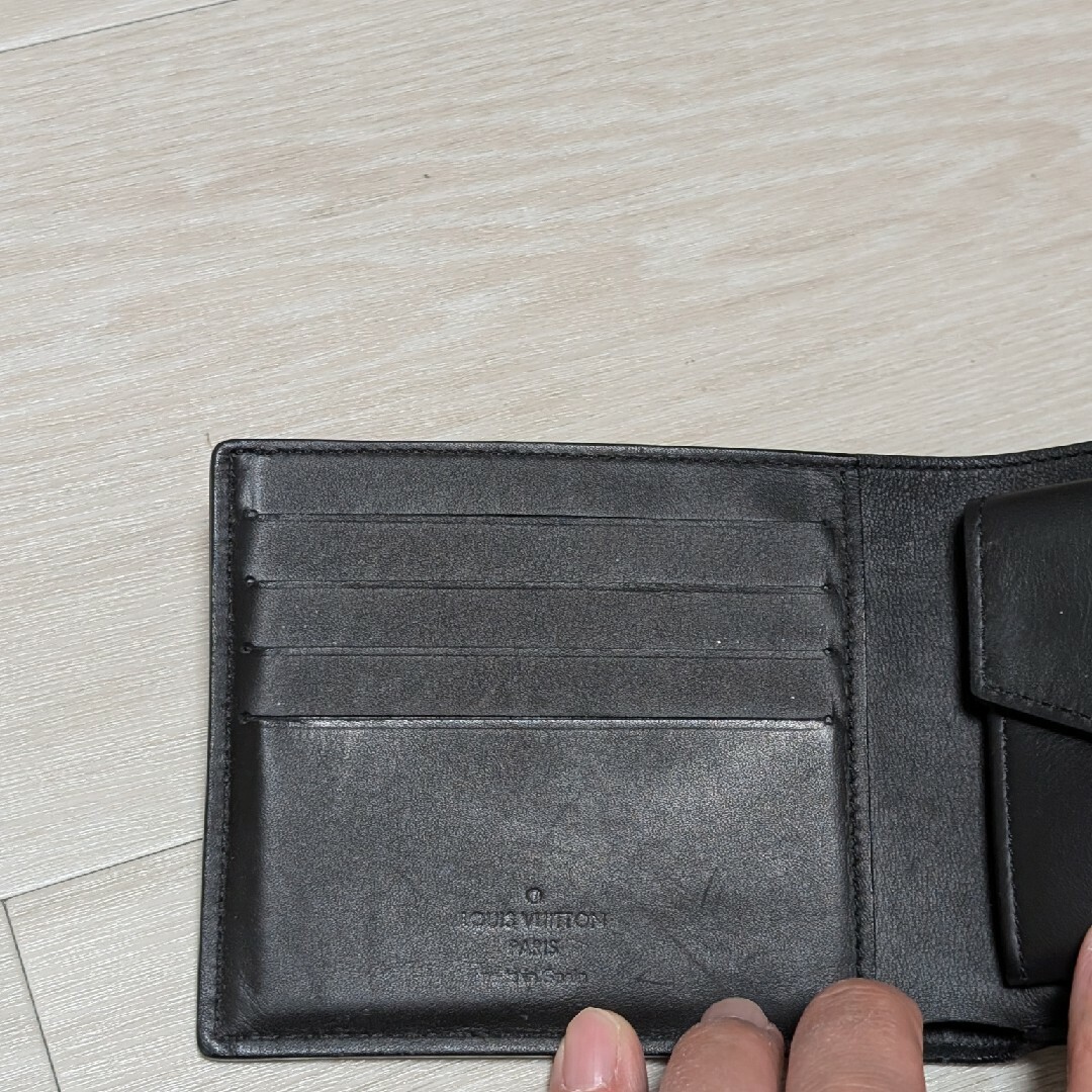 LOUIS VUITTON - ルイヴィトンダミエアンフィニ LOUIS VUITTON 2つ折り